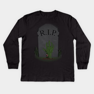 Zombie Hand Kids Long Sleeve T-Shirt